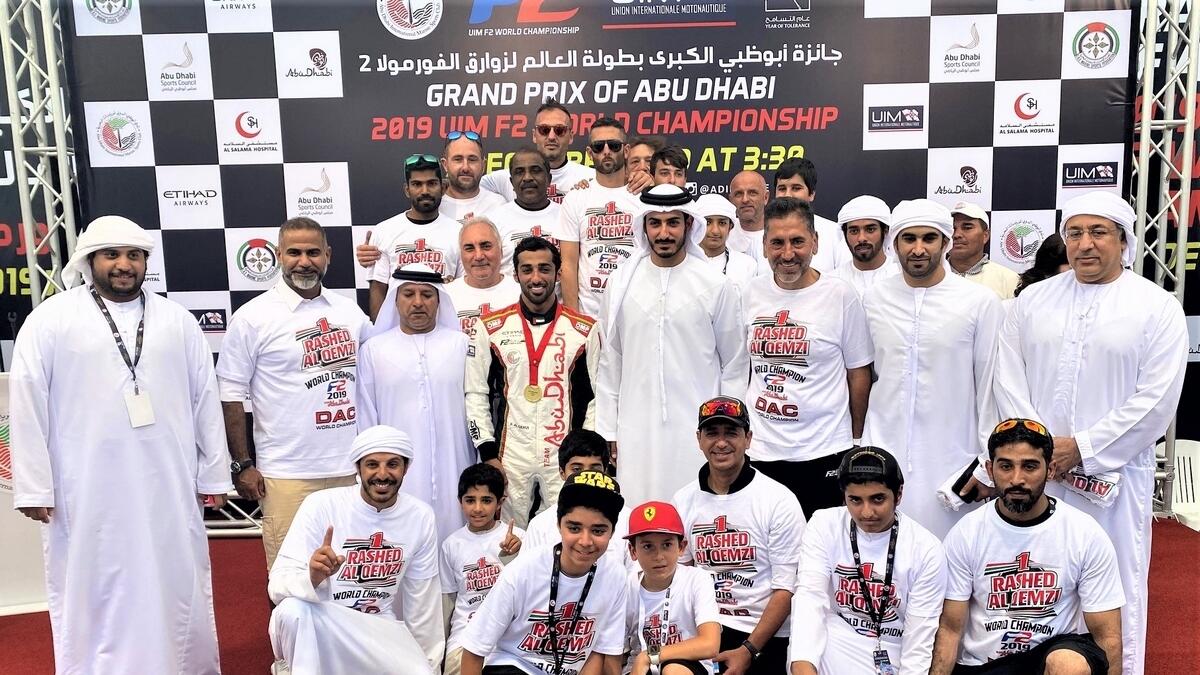 AL Qemzi crowns season with Abu Dhabi Grand Prix victory
