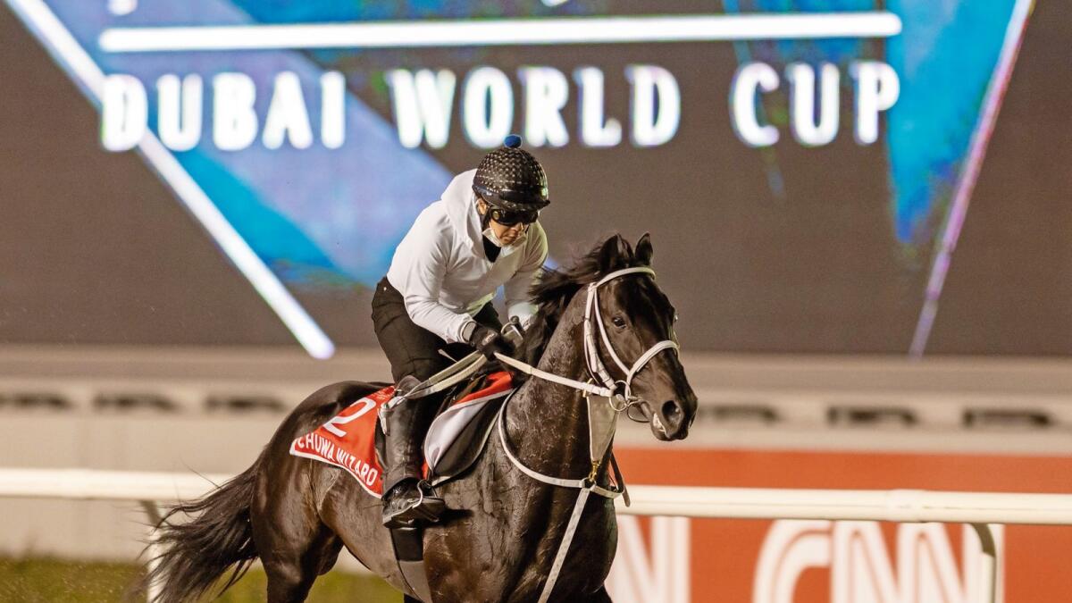Japan's Chuwa Wizard had finished second to Mystic Guide in the Dubai World Cup last year. — Dubai Racing Club