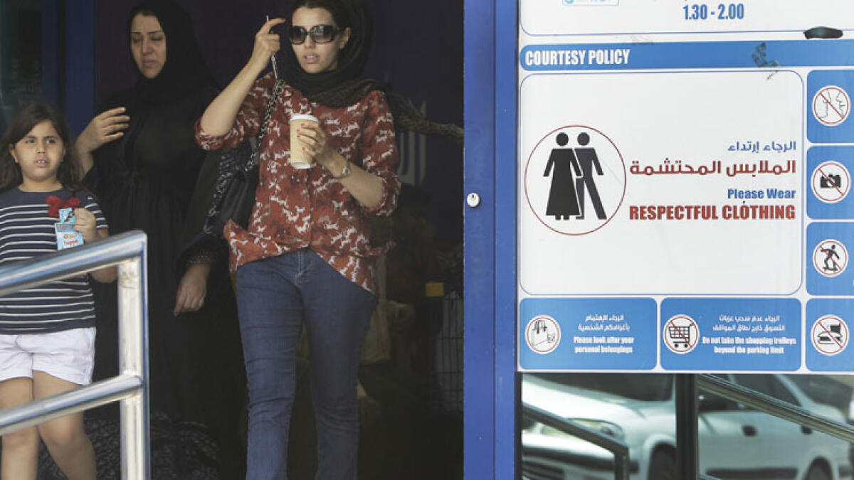 Face jail for dressing inappropriately in public in Dubai