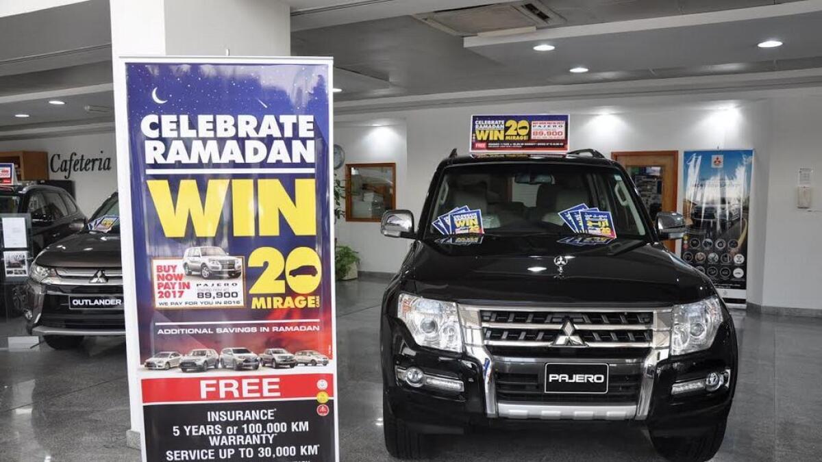Chance to win from 20 Mirage cars during Ramadan 