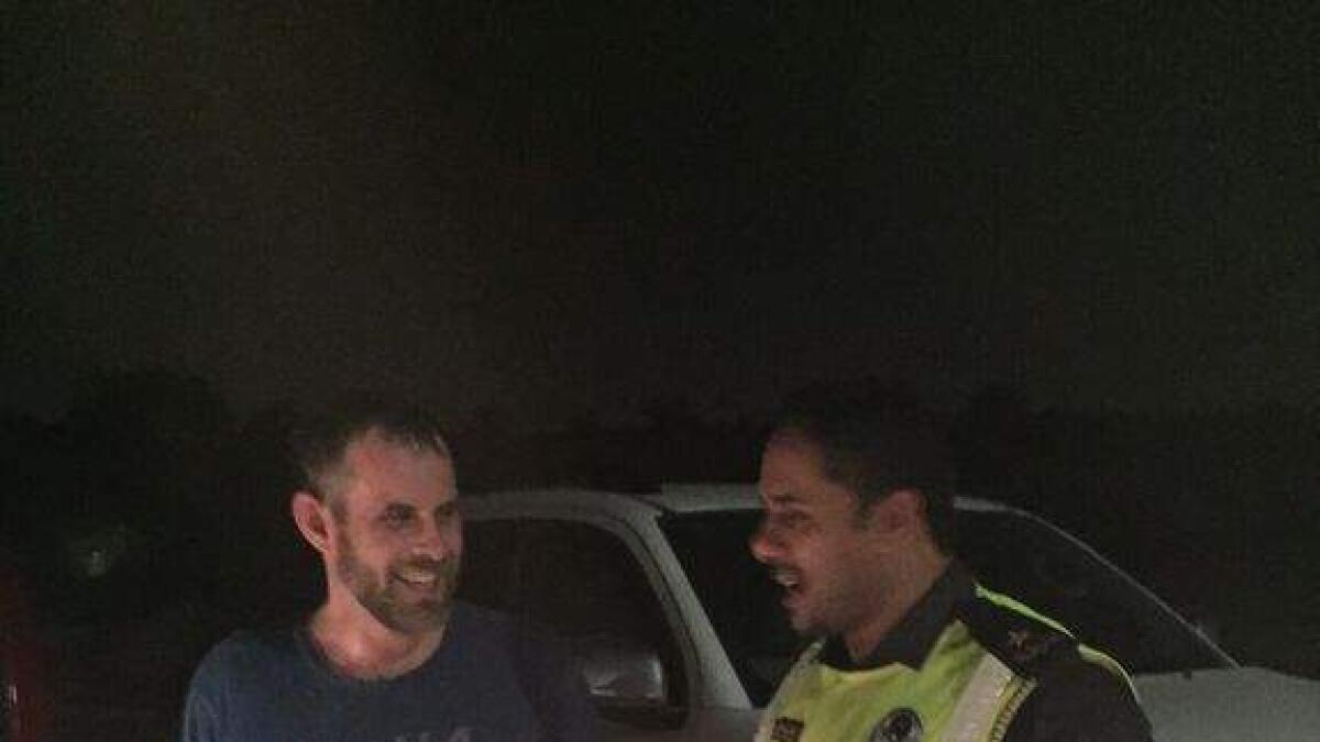 RAK Police rescues Canadian tourist stranded in desert