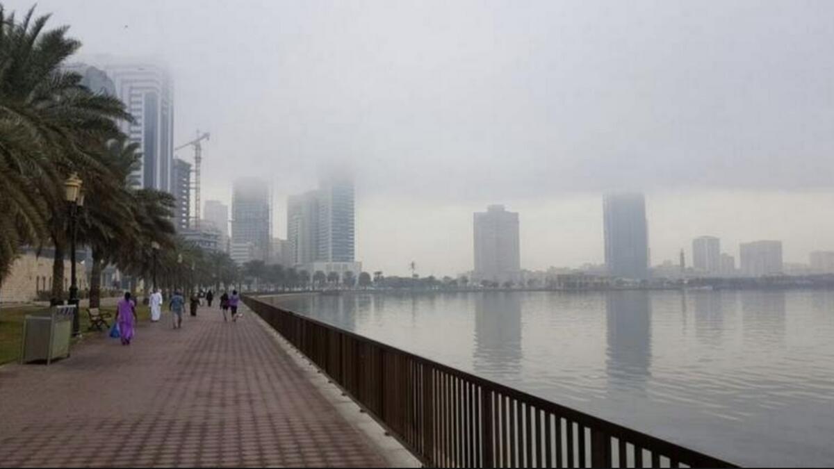 Hazy, foggy weekend weather forecast for UAE