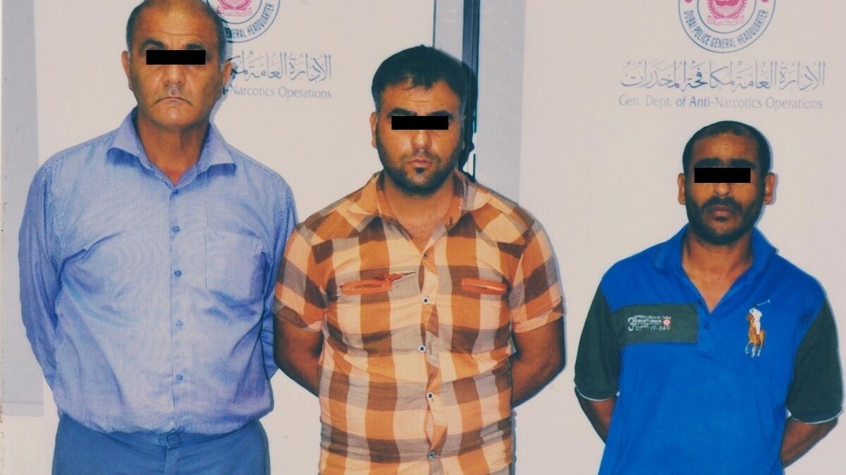 Three men busted for smuggling drugs in Dubai