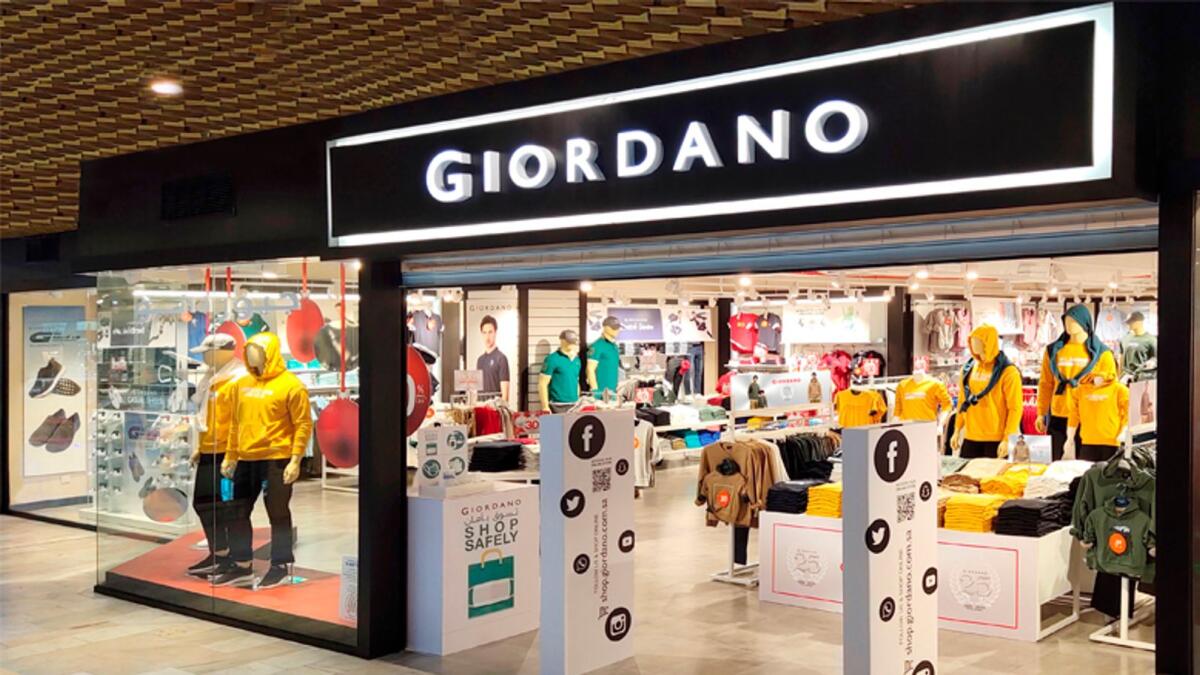 10 new Giordano stores were opened in Saudi Arabia, Mauritius, and Kenya in 2020, .
