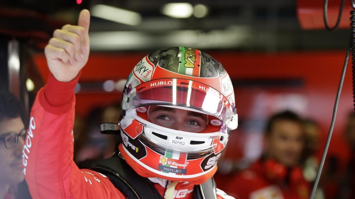 Leclerc fastest in wet practice for Ferraris home race