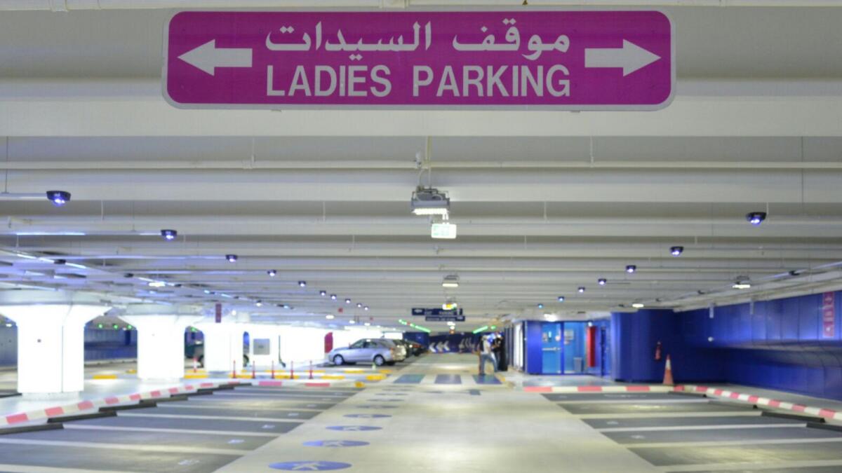 Multi-storey car parking in Abu Dhabi. — Supplied photo