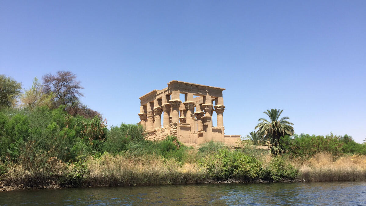 Philae Temple near Aswan, which was relocated after floods.