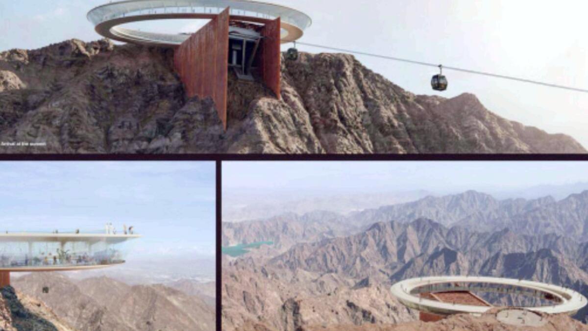 Hatta will house a cable car station, an international hotel inside a mountain, a panoramic restaurant, viewing deck, sky bridge, covered car parks and escalators, and more. — Courtesy: Twitter