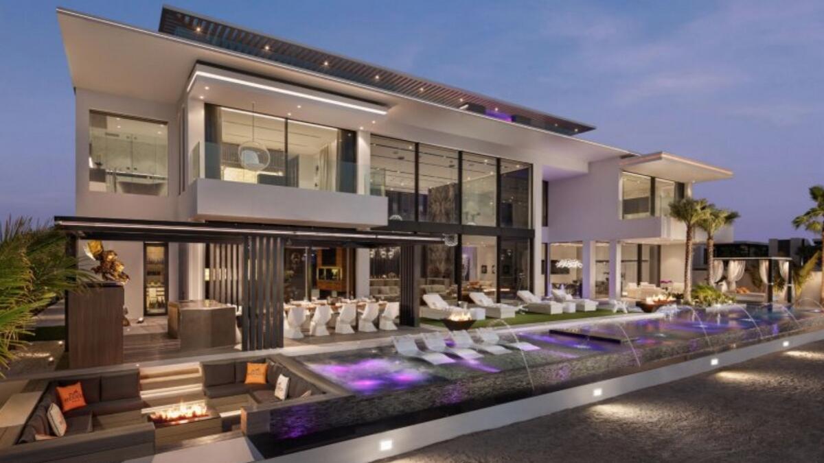 The ONE100 villa. Cost: Dh120 million