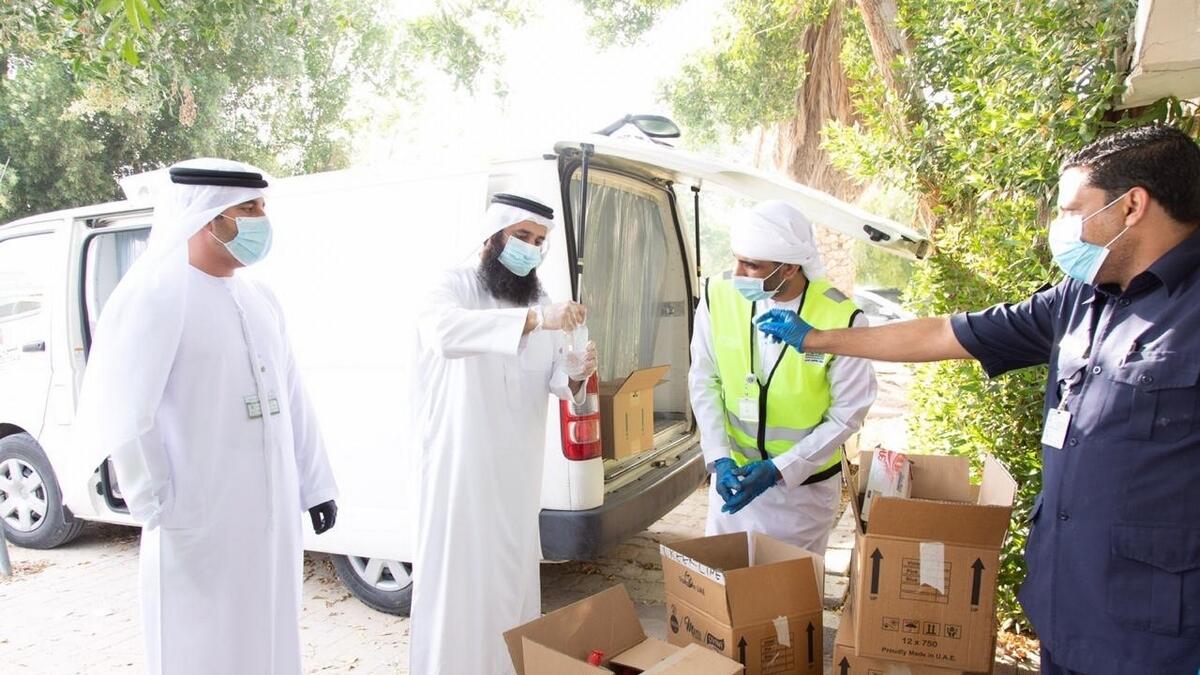 coronavirus, covid-19, fake, face mask, sanitisers, sanitizers, UAE, Sharjah, Khalid Falah Al Suwaidi, municipality, police