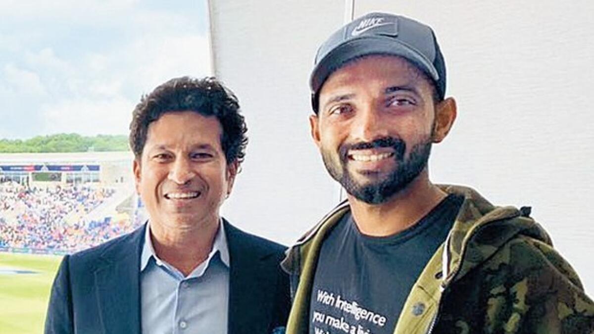 Rahane shared the dressing room with Tendulkar in his initial years