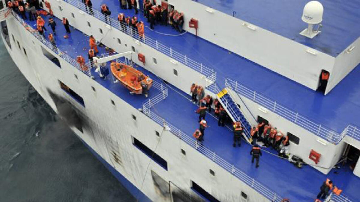 Ferry strikes dock in northwestern Greek port; 11 injured