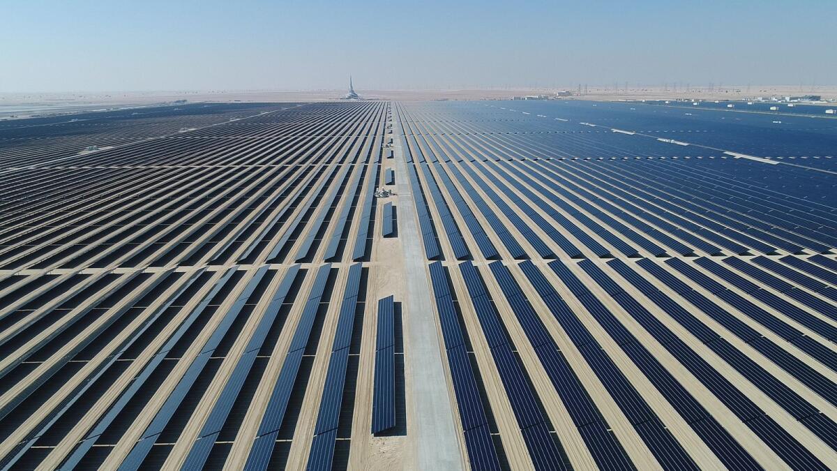 Mohammed bin Rashid Al Maktoum Solar Park. - File photo