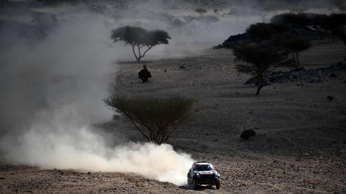 Argentine driver Terranova leads in Dakar Rally