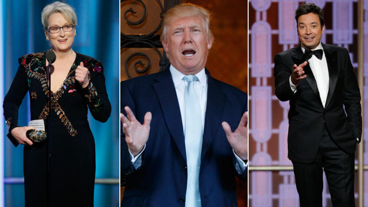 Watch: Hollywood slams Donald Trump at Golden Globes