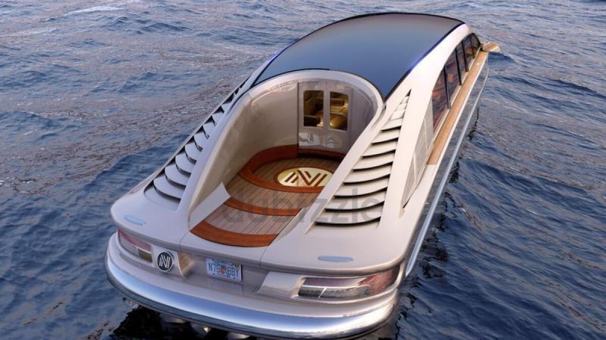 A Dh15 million amphibious limo for sale in UAE