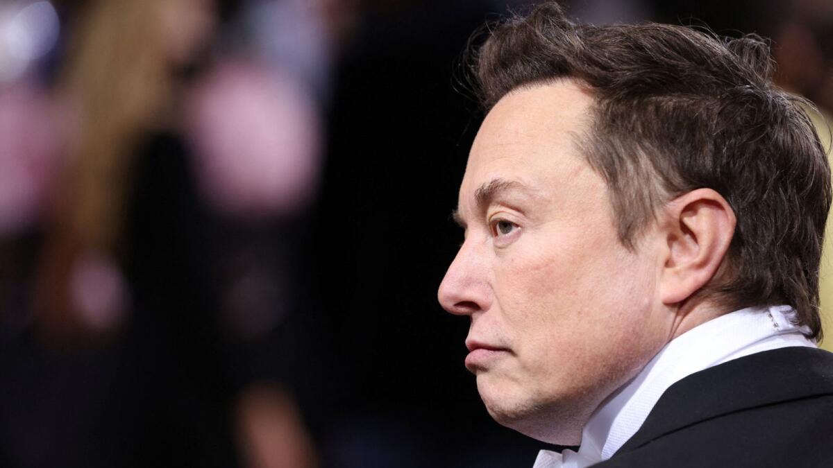 Elon Musk. — Reuters file