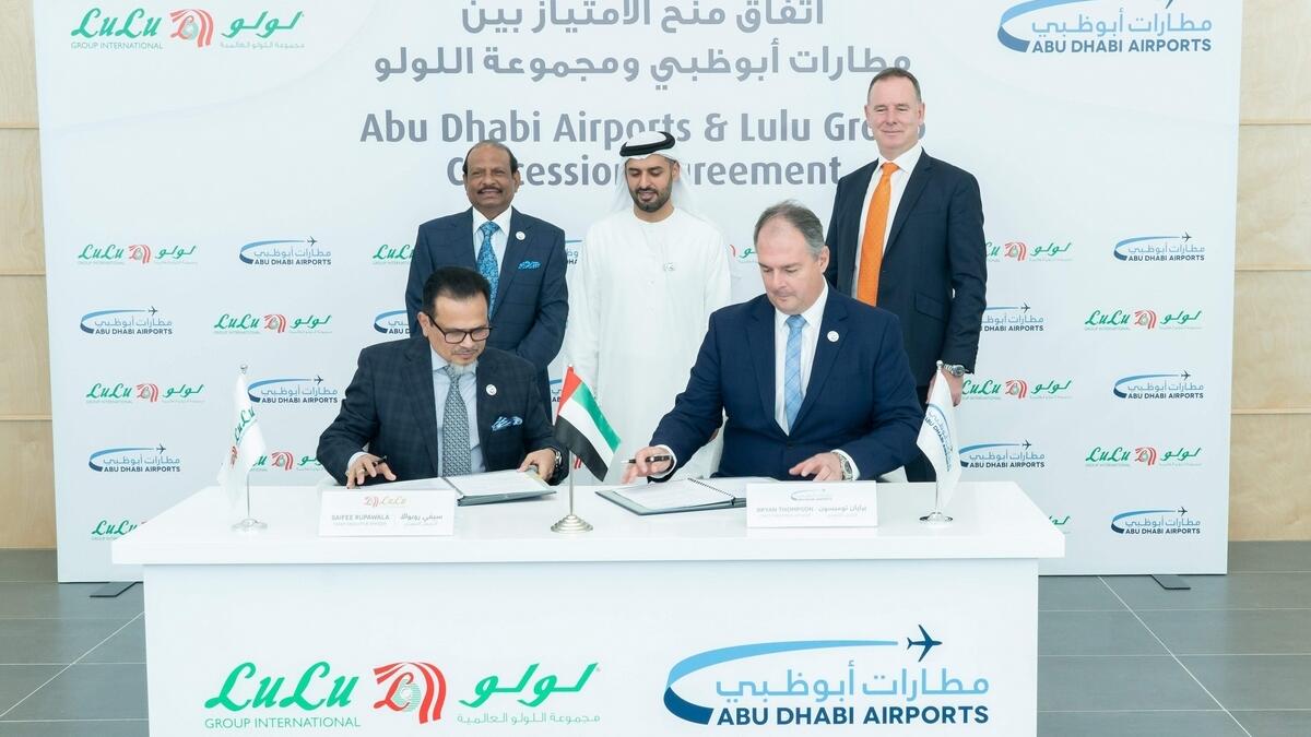 Abu Dhabi Airports awards spaces at Midfield Terminal to Lulu Group