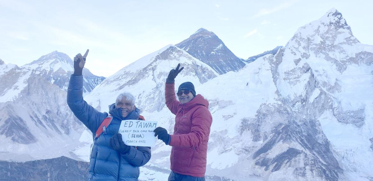 SEHA docs at Everest base camp