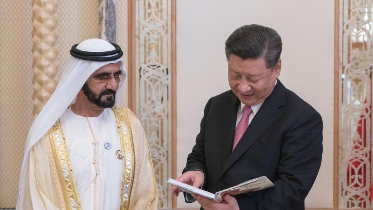 UAE leaders discuss strategic ties with President Xi