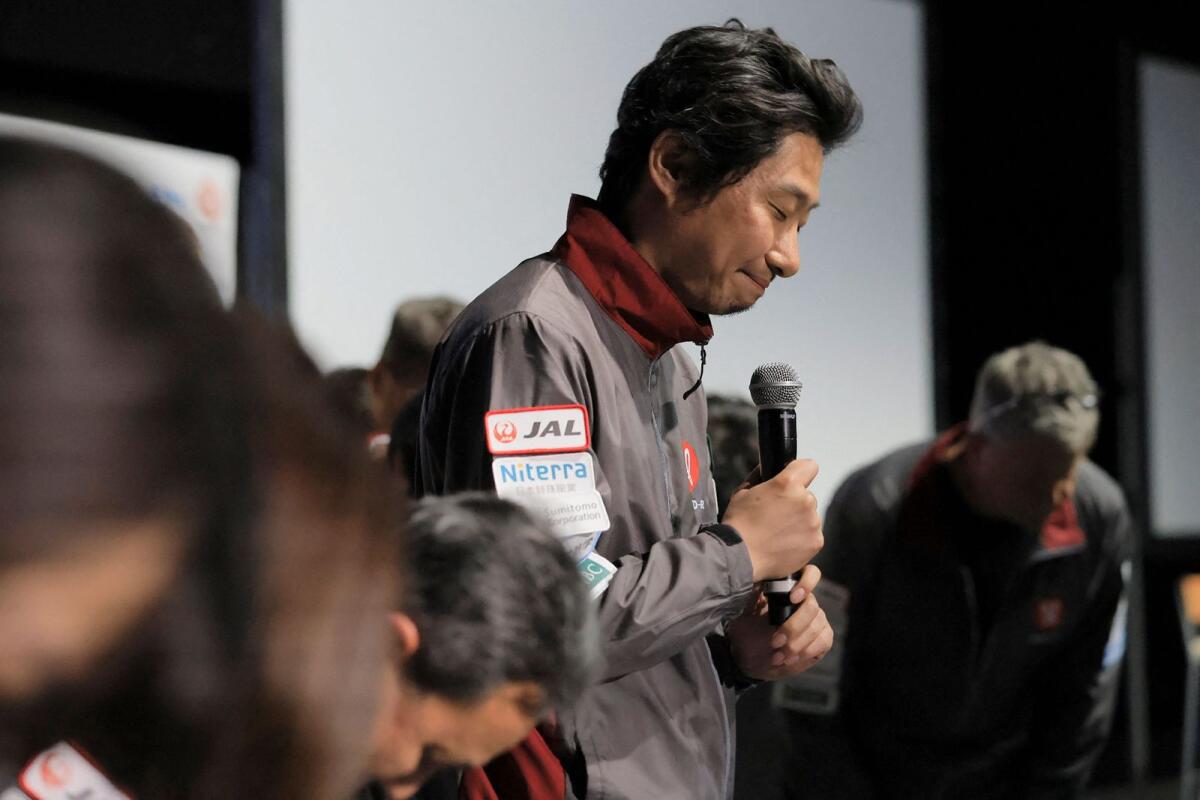Takeshi Hakamada. Photo by AFP