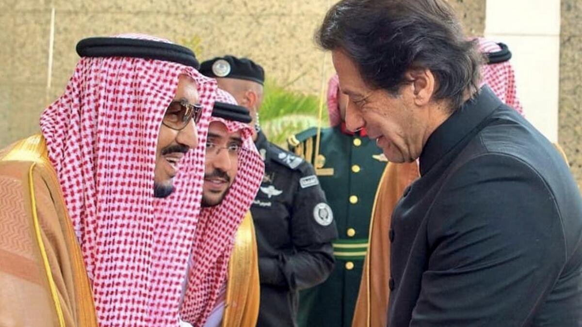 Pakistan PM Imran Khan congratulates Saudi Arabia on 88th National Day