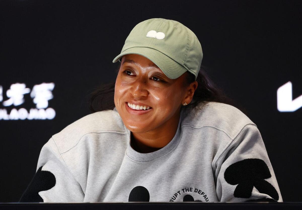 Japan's Naomi Osaka during press conference ahead of the Australian Open - Reuters