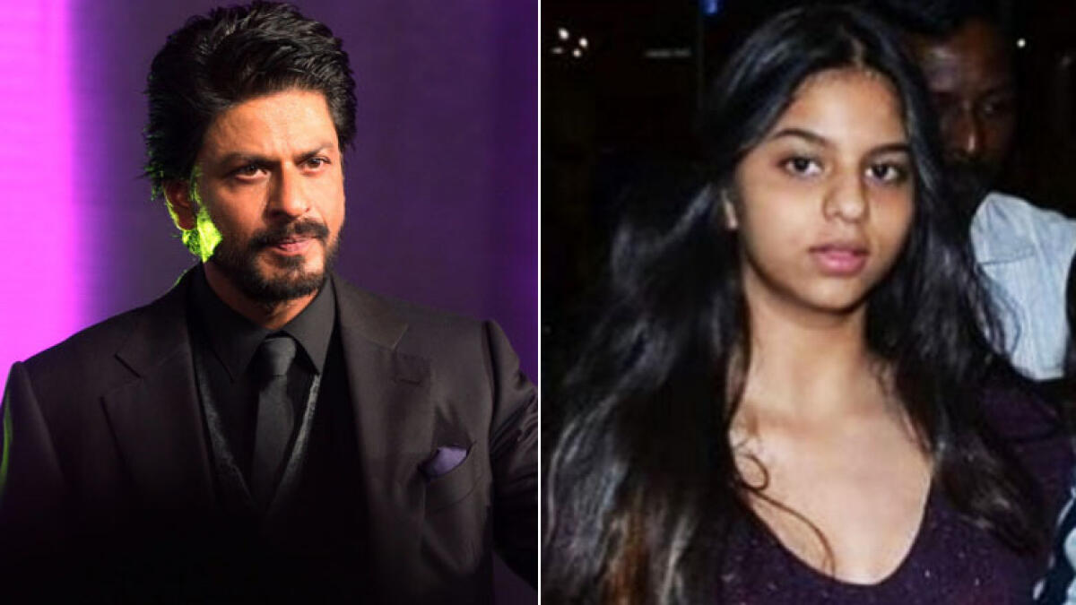 Shah Rukh Khan reacts to daughters swimsuit photo