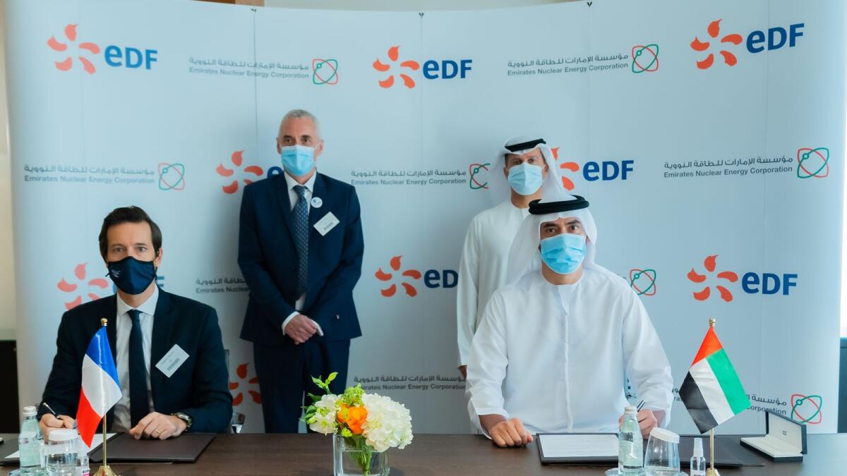 Emirates Nuclear Energy Corporation (ENEC) and France’s EDF sign Letter of Intent ahead of a Memorandum of Understanding at E-FUSION 2021