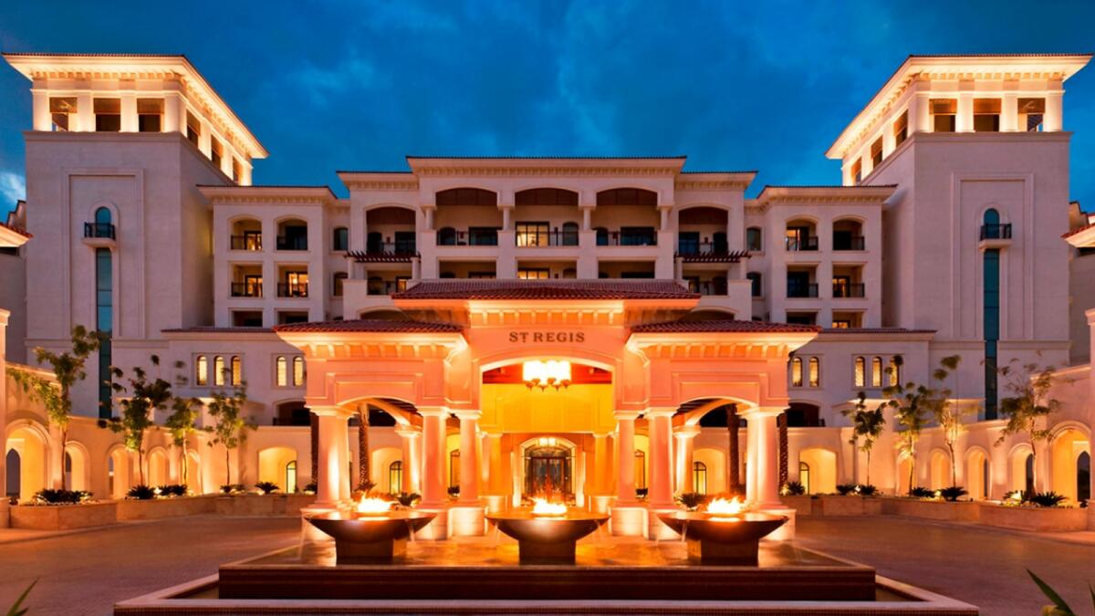 The  St Regis Saadiyat is one of the three hotels being acquired under the transaction.