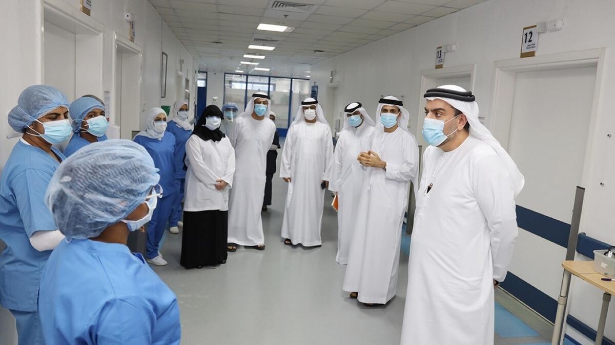 Dr Mohamed Salim Al Olama, Ministry of Health and Prevention, MoHAP, Ras Al Khaimah, hospital; coronavirus, Obaidullah Elderly Hospital