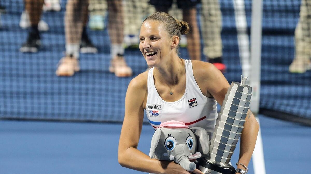 Pliskova wins fourth title of 2019 in rain-hit final