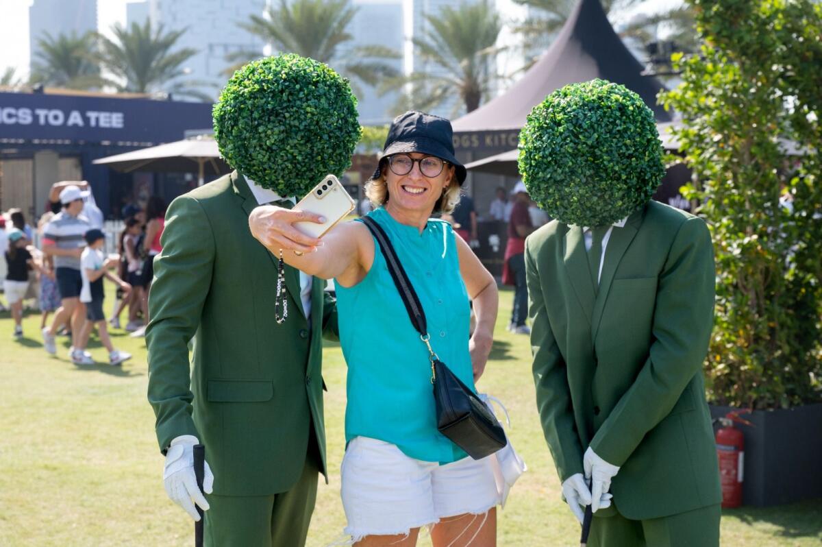There was even things to do for adults and fun seekers during the HERO Dubai Desert Classic. - KT Photo by Shihab