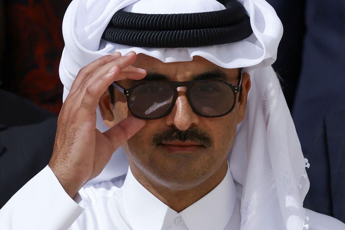 Qatar's Emir Sheikh Tamim Bin Hamad Al Thani. – Reuters