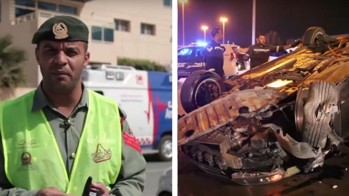 WATCH: How Dubai Police handle horrible road accidents