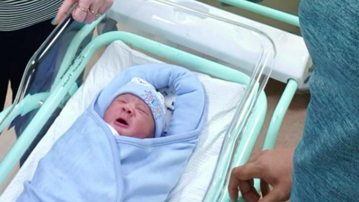 Baby Srihan at the Prime Hospital Dubai