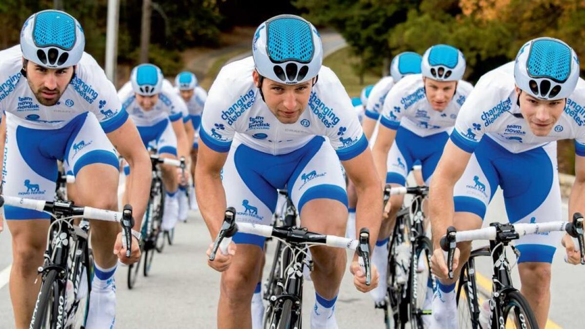Team Novo Nordisk is the world’s first all-diabetic professional cyclist team.