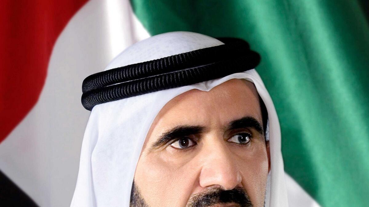 His Highness Sheikh Mohammed bin Rashid Al Maktoum, Vice-President and Prime Minister of the UAE and Ruler of Dubai.- Wam 