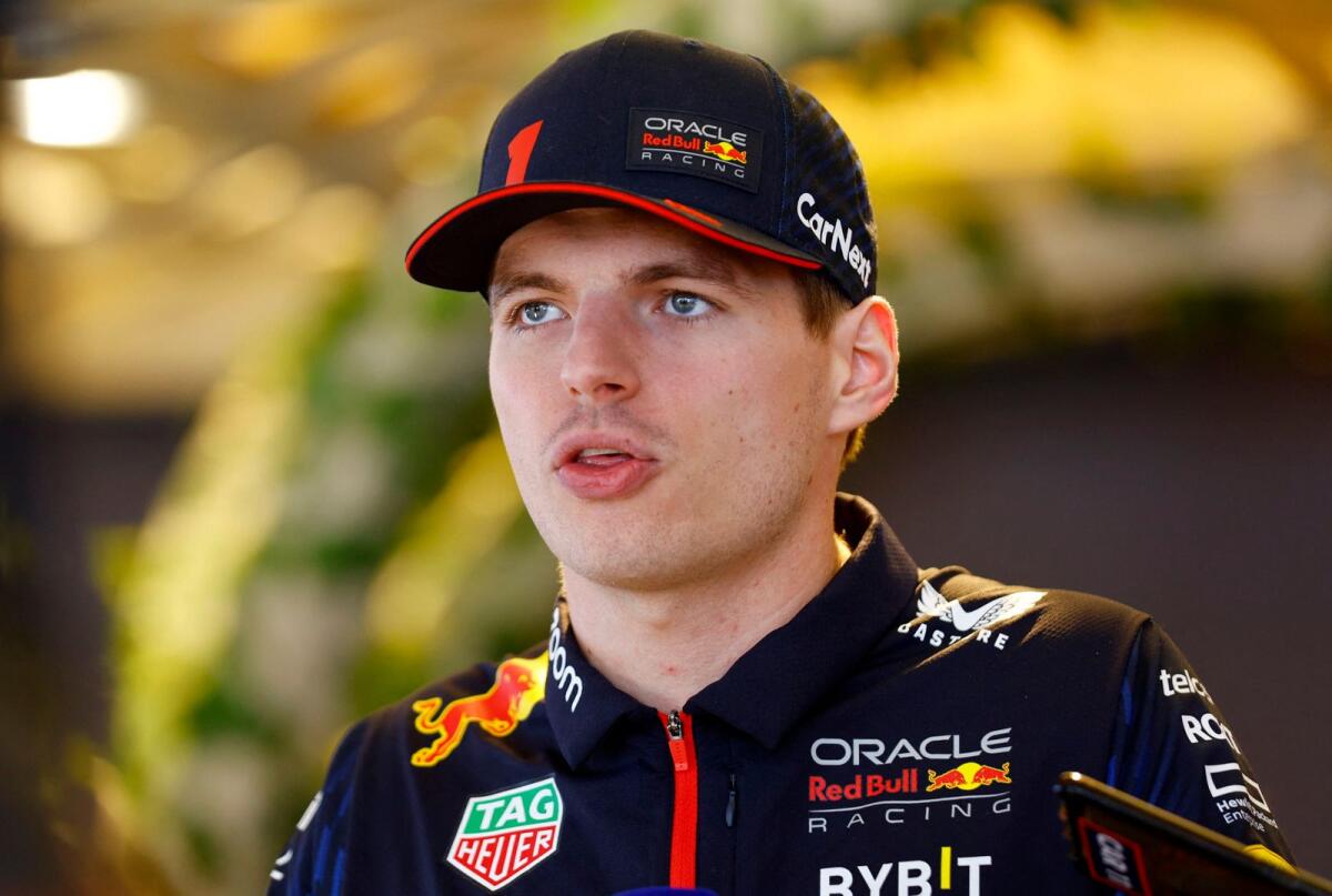 Red Bull's Max Verstappen. — Reuters