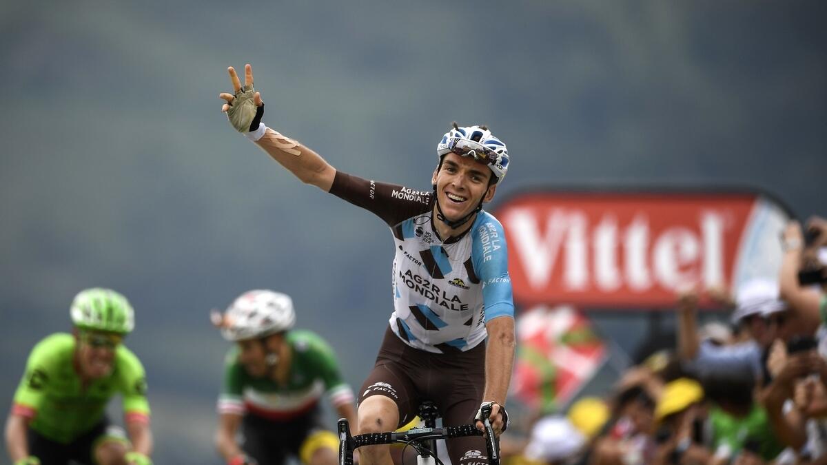 Bardet bursts to victory in 12th stage of Tour de France