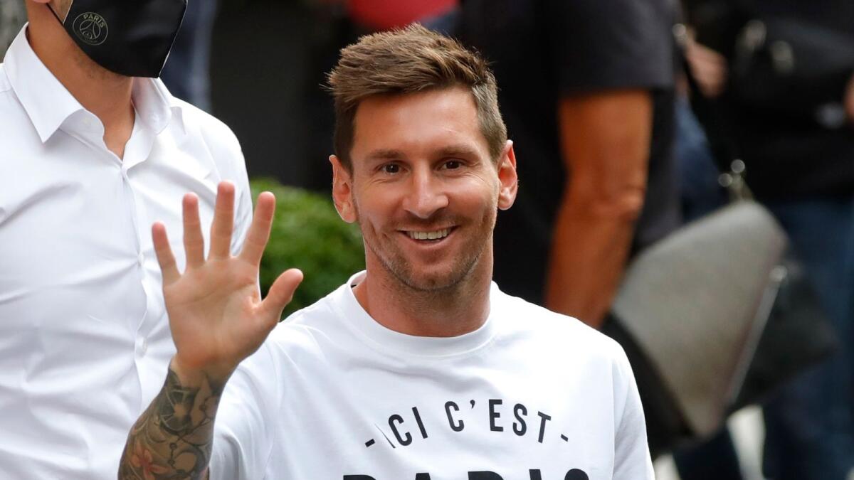 Lionel Messi is ready for big challenge at PSG. — Reuters