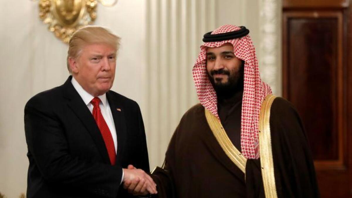 Saudis Deputy Crown Prince  meets Donald Trump