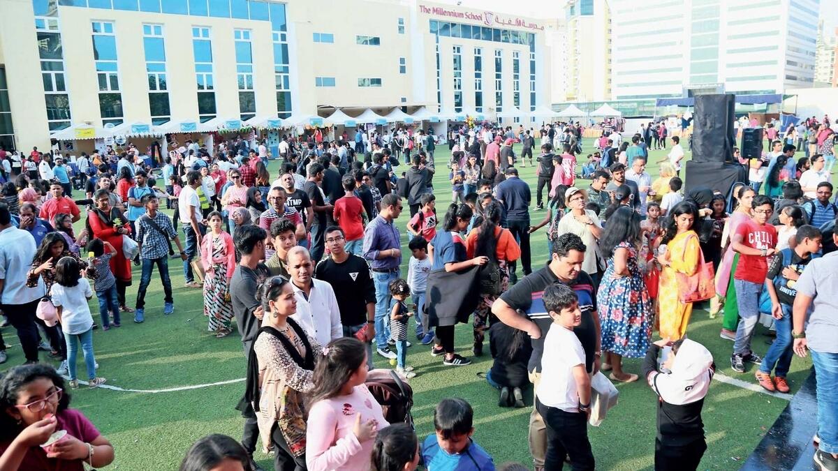 A winter carnival unites a school community in a fun event, held in partnership with Dubai Cares.  