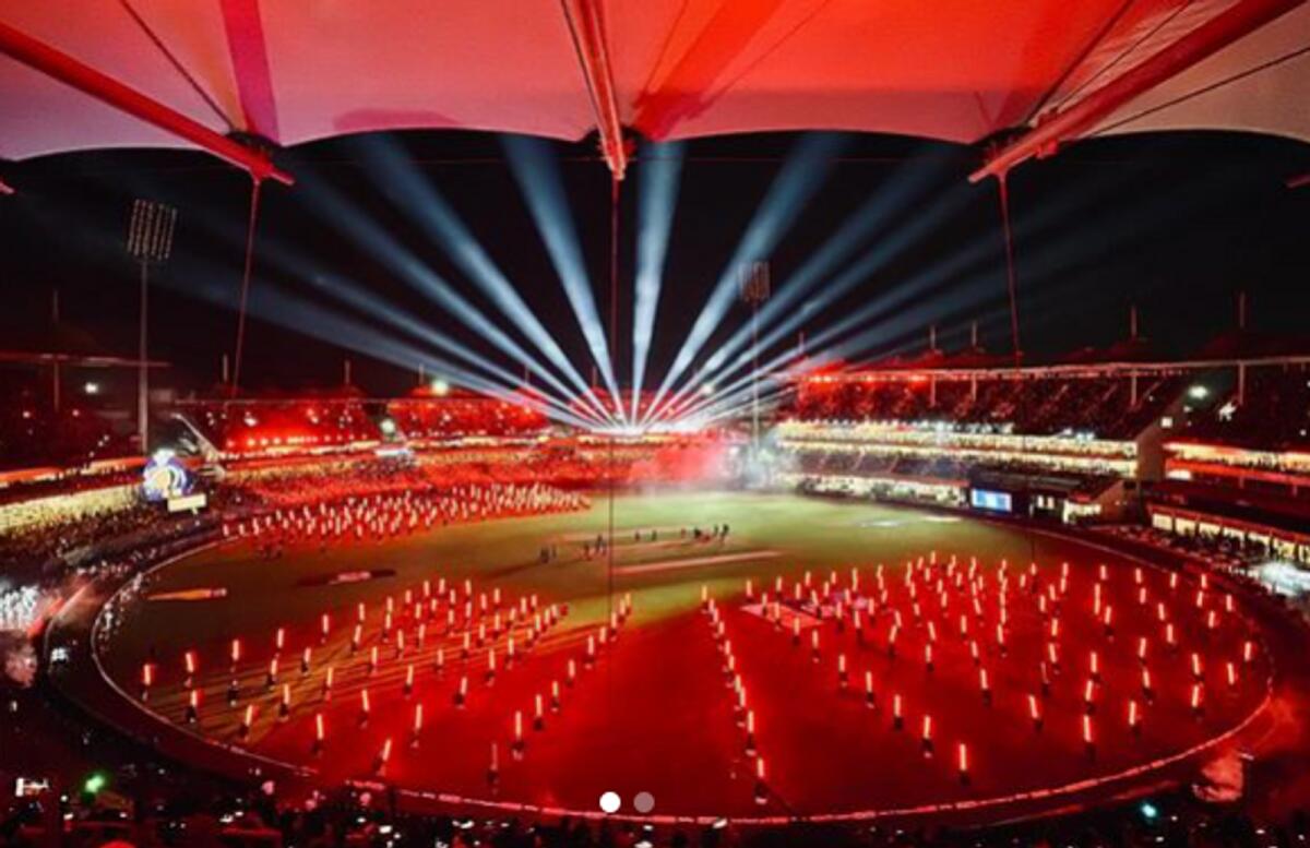 MA Chidambaram Stadium hosted the opening ceremony of the 2024 IPL. - PTI
