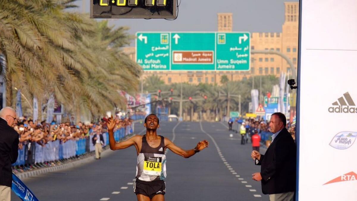 As it happened: Tola finishes as Dubai Marathon grand winner