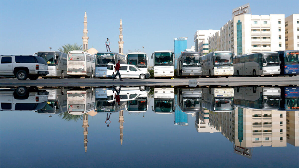 Sharjah residents complain about water-clogged streets