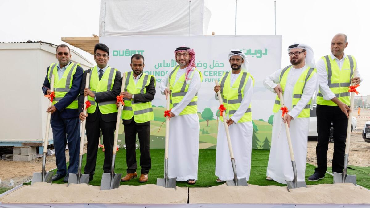 The ground-breaking 0f a 70,000-square foot, first-of-its-kind, fully integrated lead-acid battery (LAB) recycling plant — Dubatt Battery Recycling — was held at Dubai Industrial City. — Supplied photo