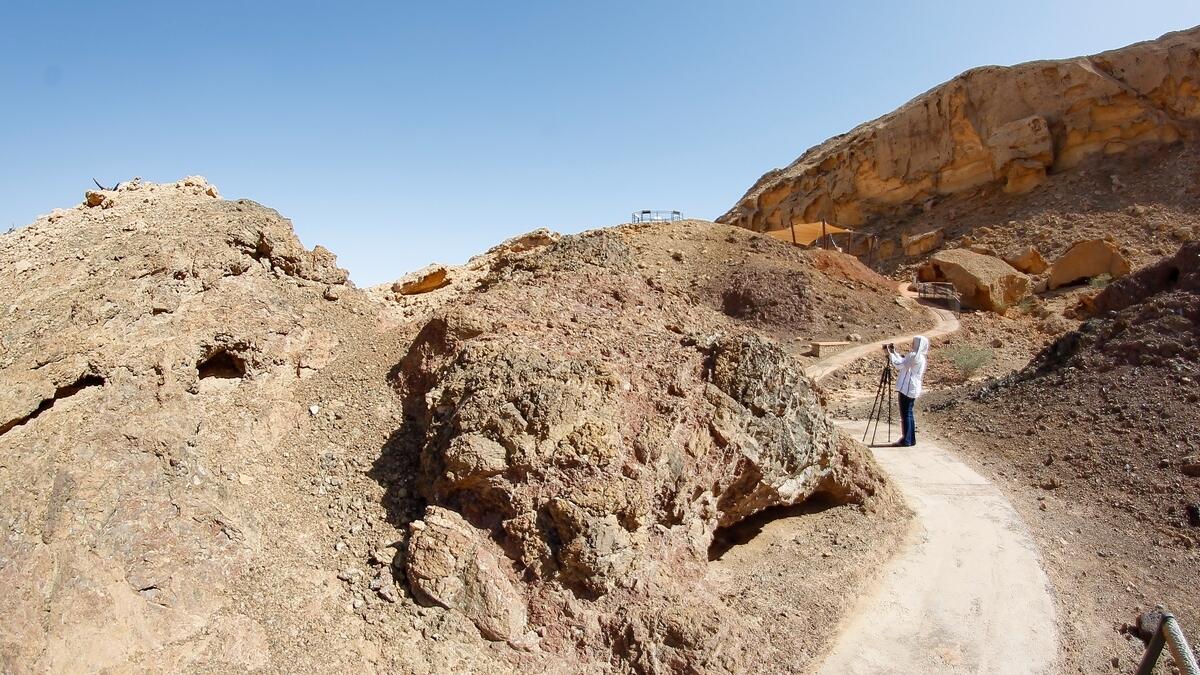 The park is one of the most pioneering projects in the field of ecotourism, aimed at introducing visitors to the history of Sharjah's geology, and the geological importance of Jebel Buhais and the archaeological areas surrounding it.