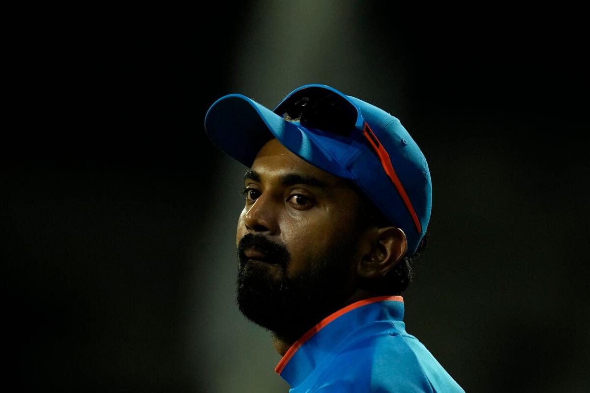 Indian batsman KL Rahul. — AP