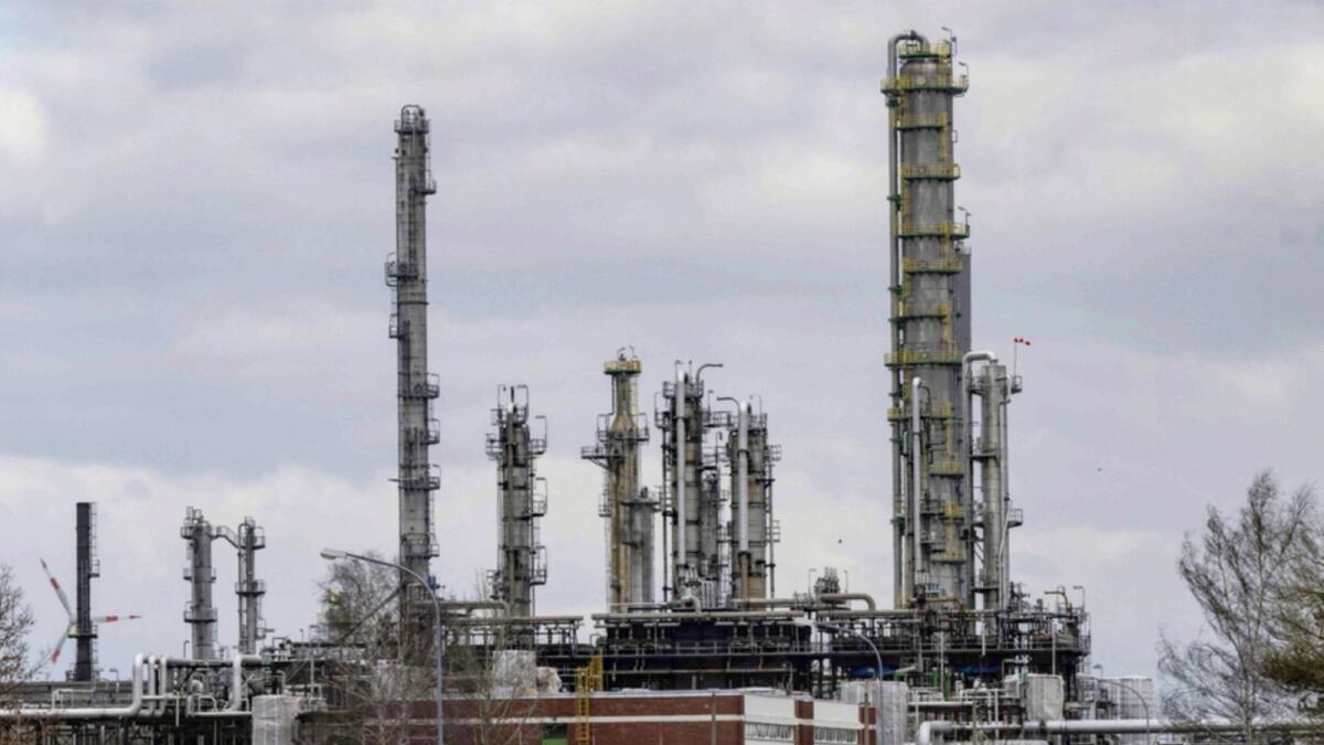 PCK Industrial Park which houses the PCK Oil refinery, one of the Rosneft's German subsidiaries. — AFP file